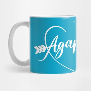 Agape Heart and Arrow - Christian Love Mug